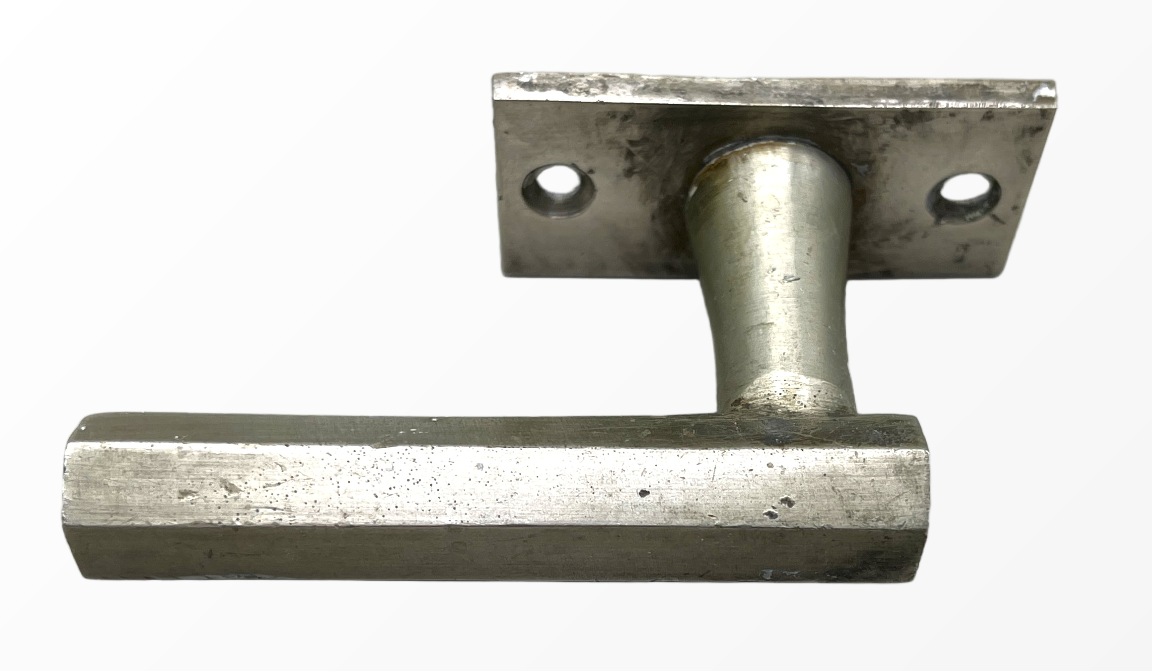 Fensteroliven/Halboliven 20er Jahre aus Messing vernickelt