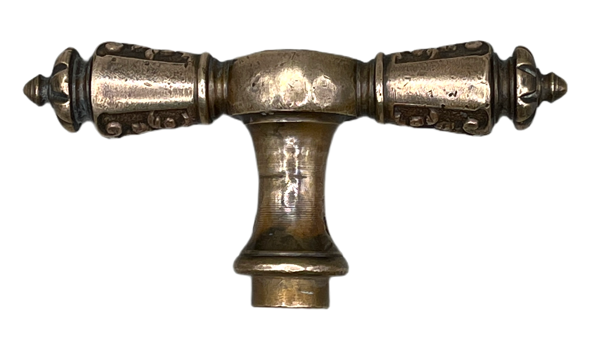 Fensteroliven Gründerzeit aus Messing