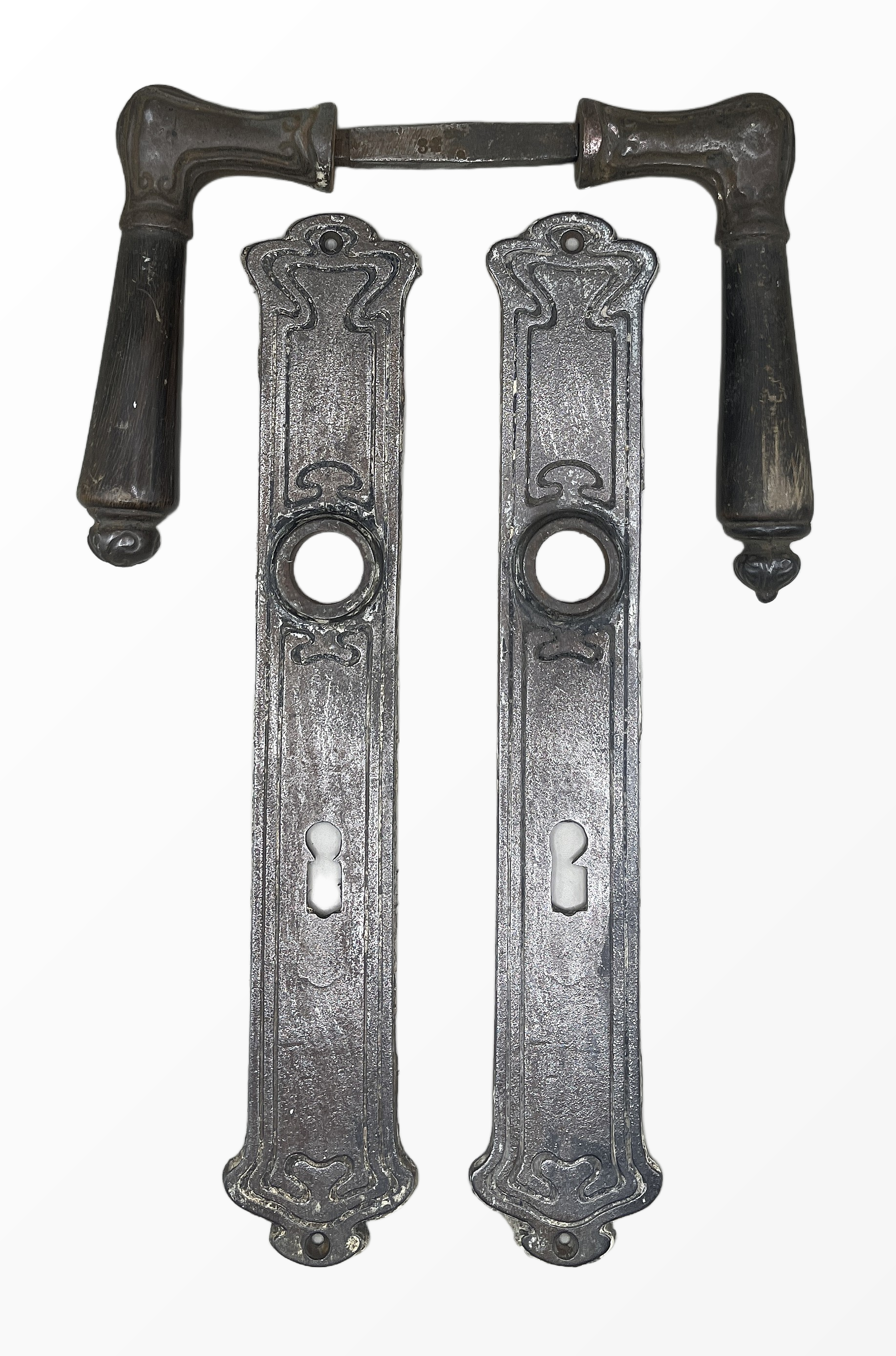 Türgarnitur Jugendstil aus Eisen
