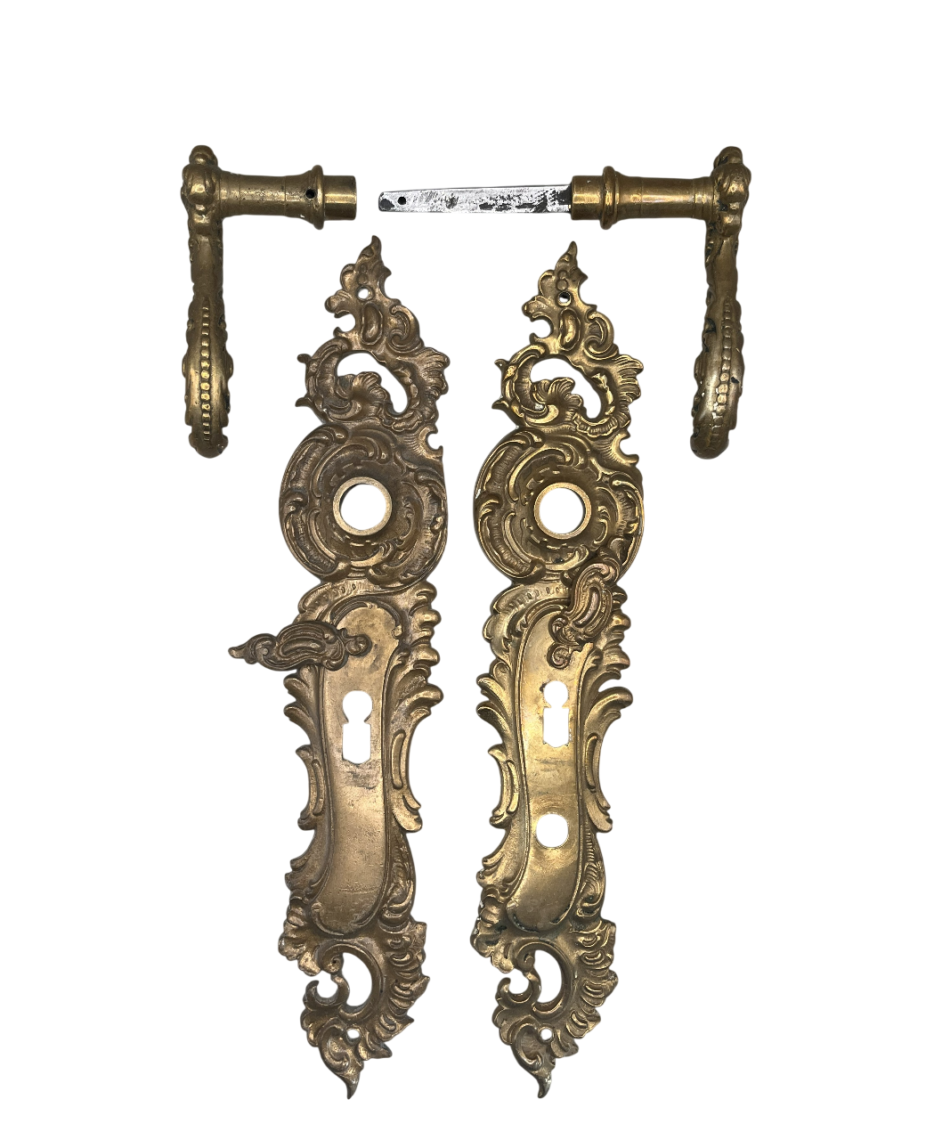 Türgarnitur Gründerzeit aus Messing