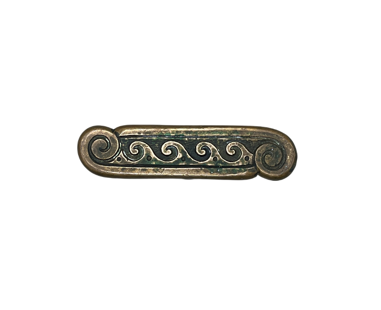 Fensteroliven Jugendstil aus Messing