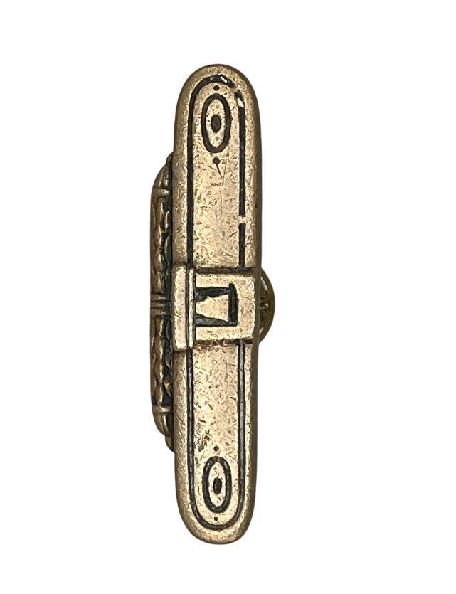 Fensteroliven Jugendstil aus Messing