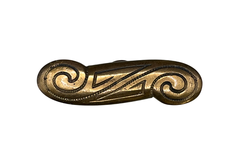 Fensteroliven Jugendstil aus Messing