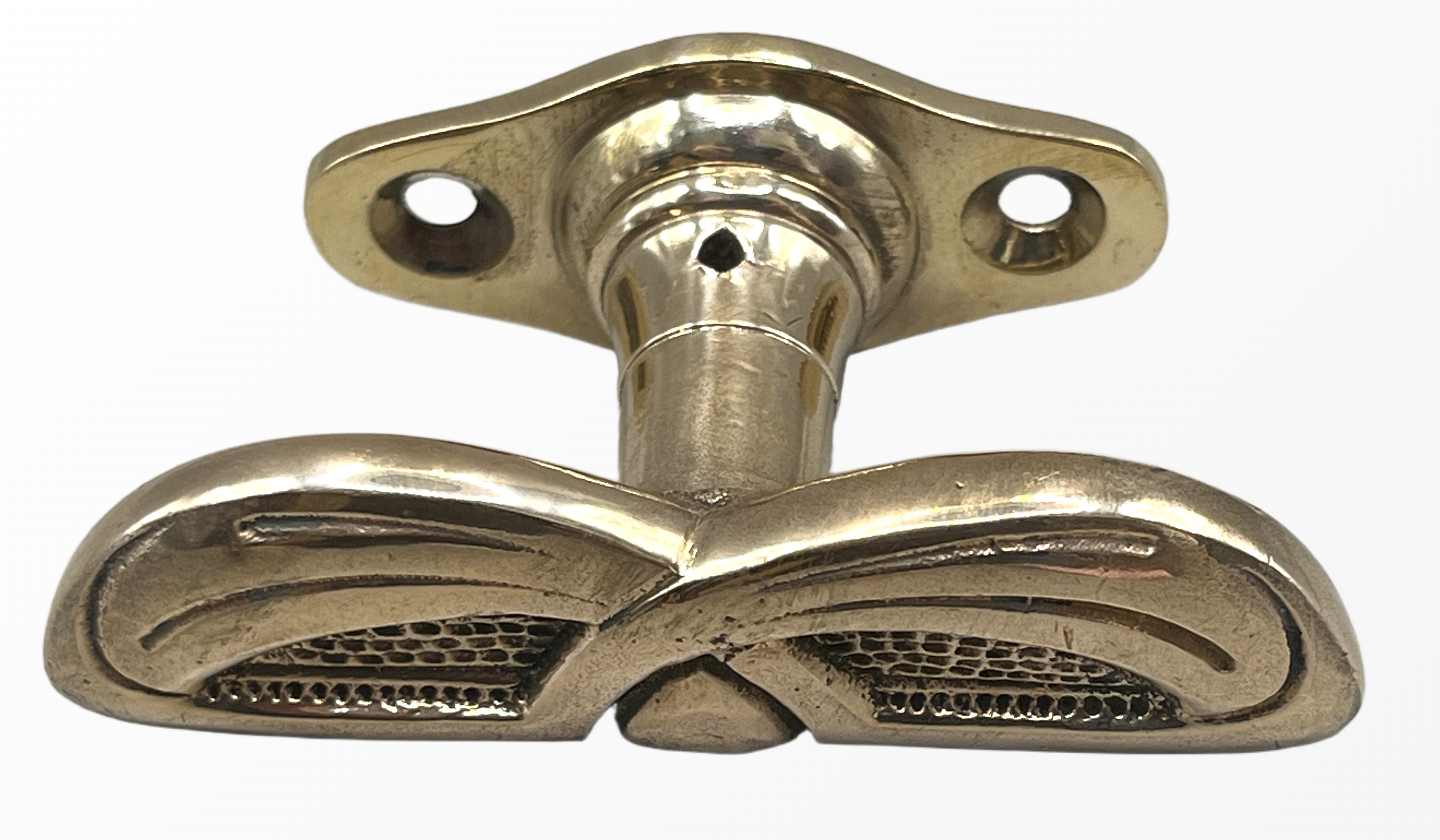 Fensteroliven Jugendstil aus Messing