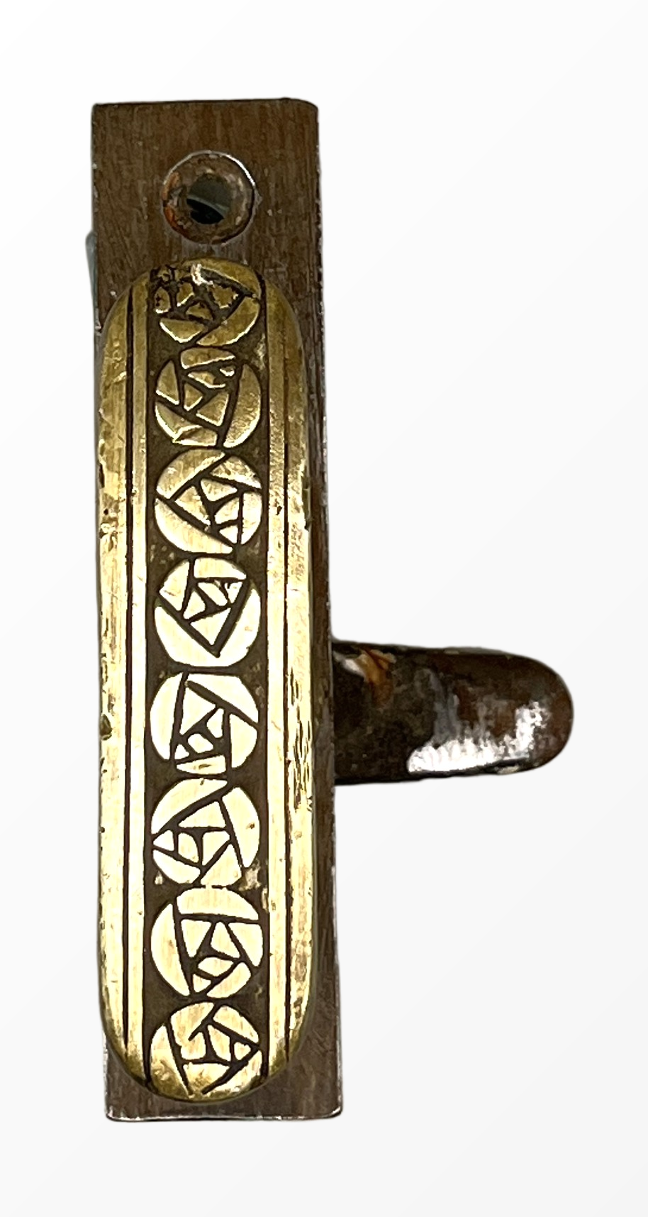 Fensteroliven/Einreiber Art Deco aus Messing