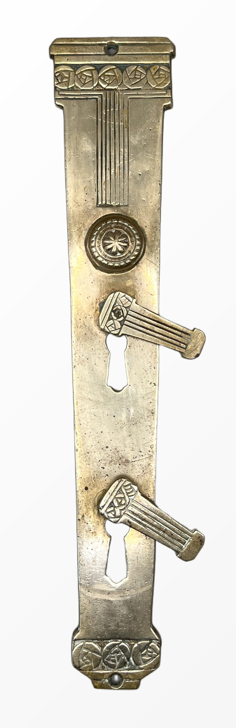 Türschilder Art Deco aus Messing