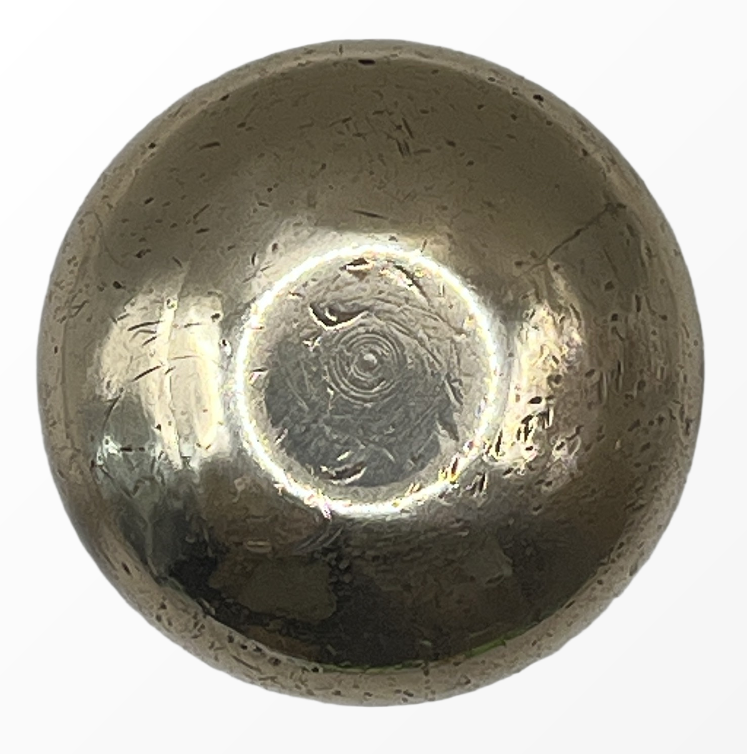 Möbelknauf Biedermeier aus Messing
