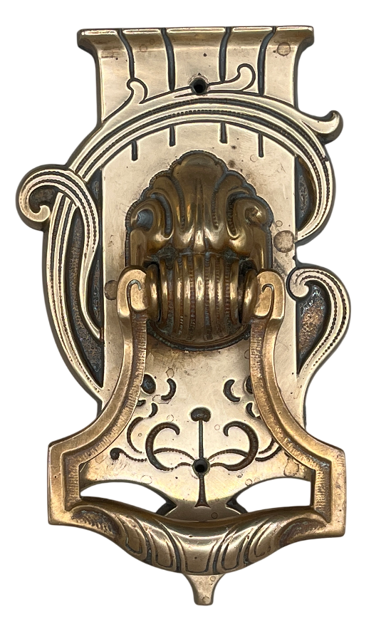 Türklingel Jugendstil aus Messing