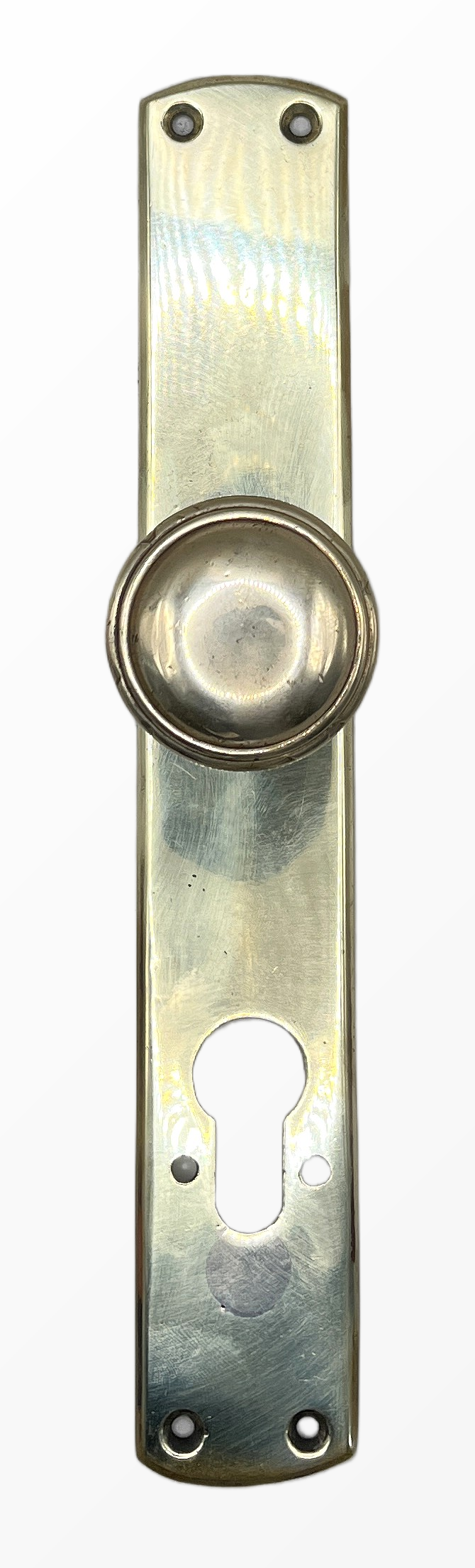 Türknauf/Langschild Gründerzeit aus Messing