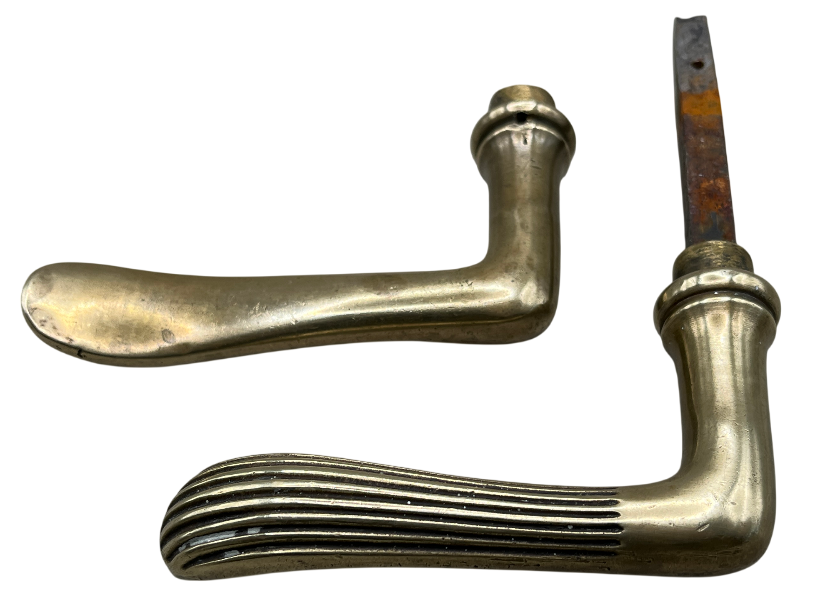 Türgarnitur Art Deco aus Messing