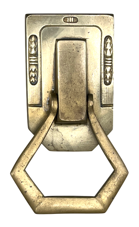 Türklingel Art Deco aus Messing