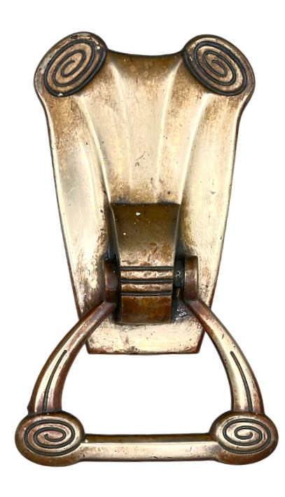 Türklingel Art Deco aus Messing