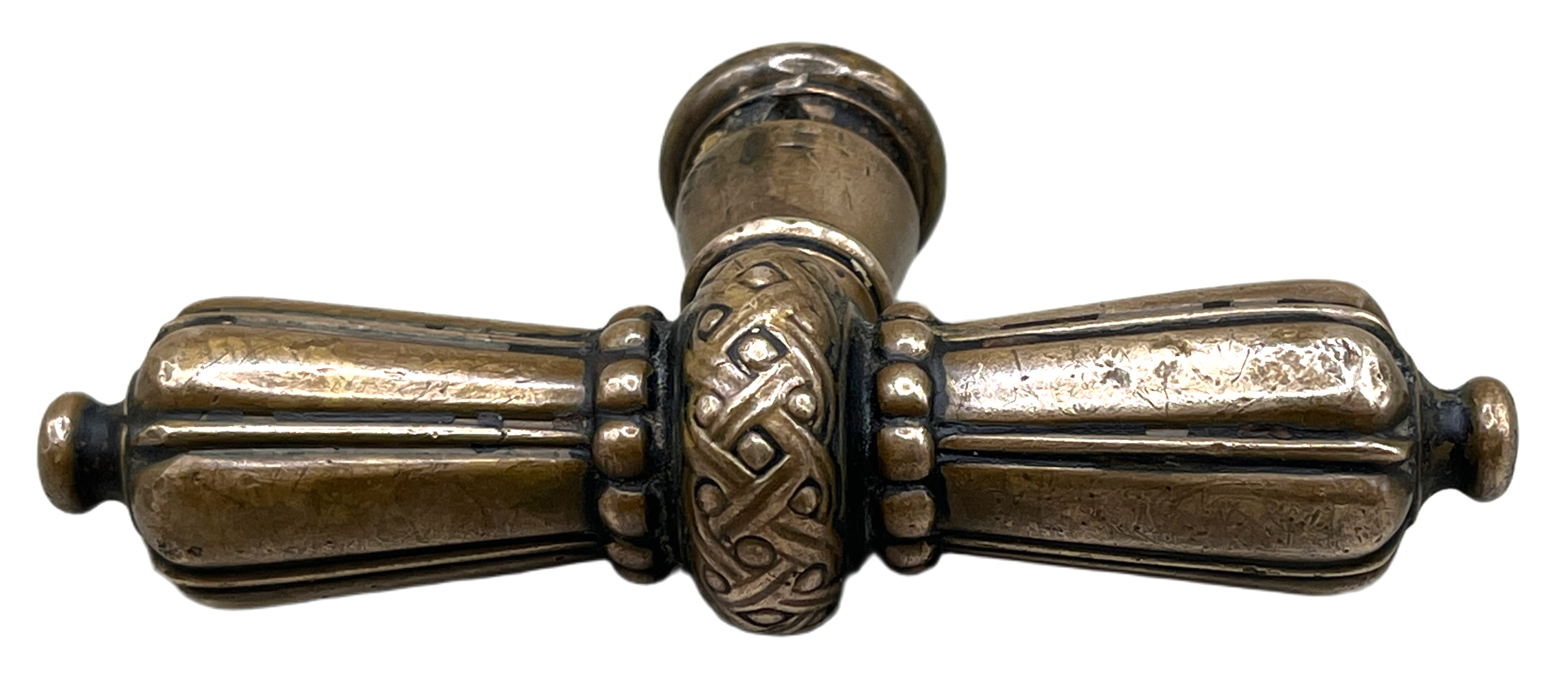 Fensteroliven Gründerzeit aus Messing