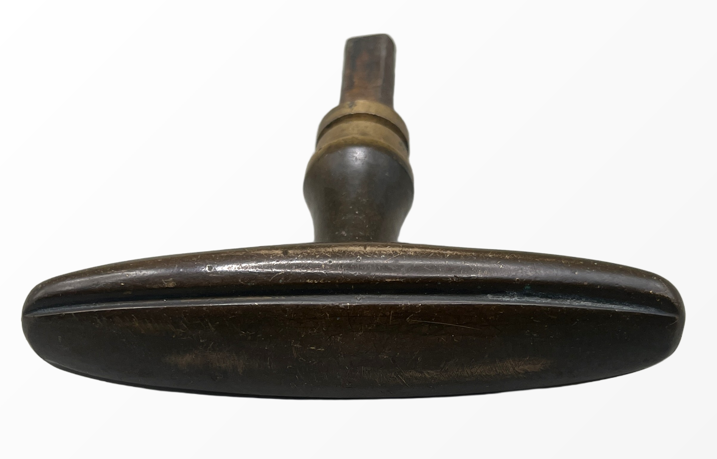 Türknauf/Möbelknauf Gründerzeit aus Messing