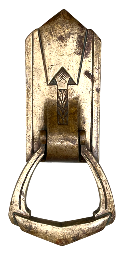 Türklingel Art Deco aus Messing