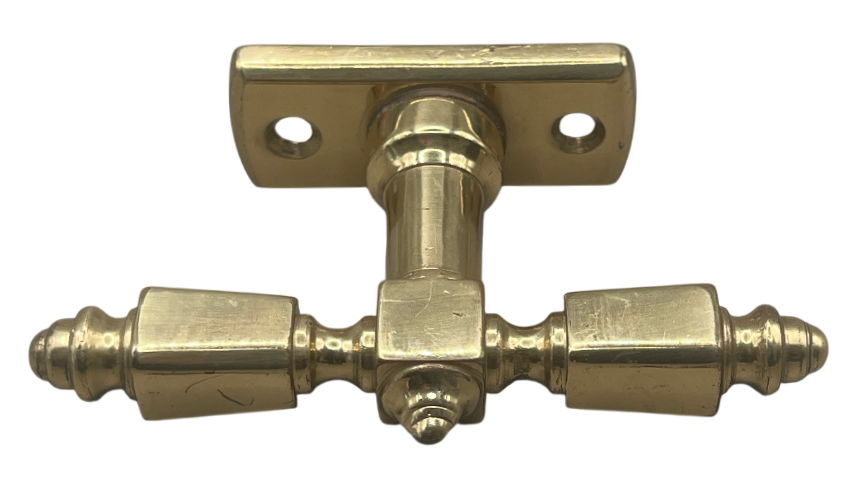 Fensteroliven Gründerzeit aus Messing Neuguss