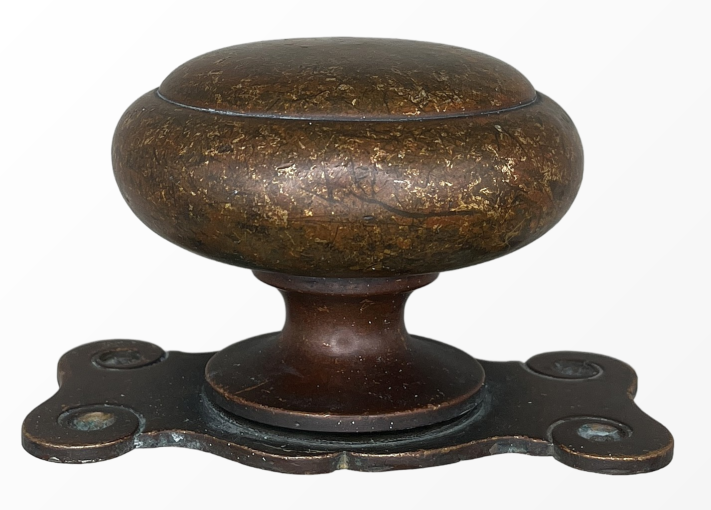 Türknauf Gründerzeit aus Messing 10 cm