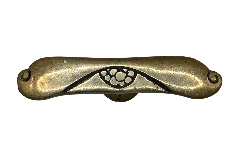 Fensteroliven Jugendstil aus Messing