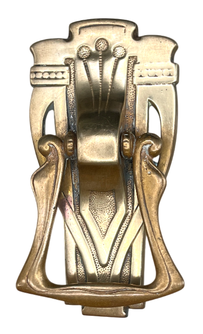 Türklingel Jugendstil aus Messing