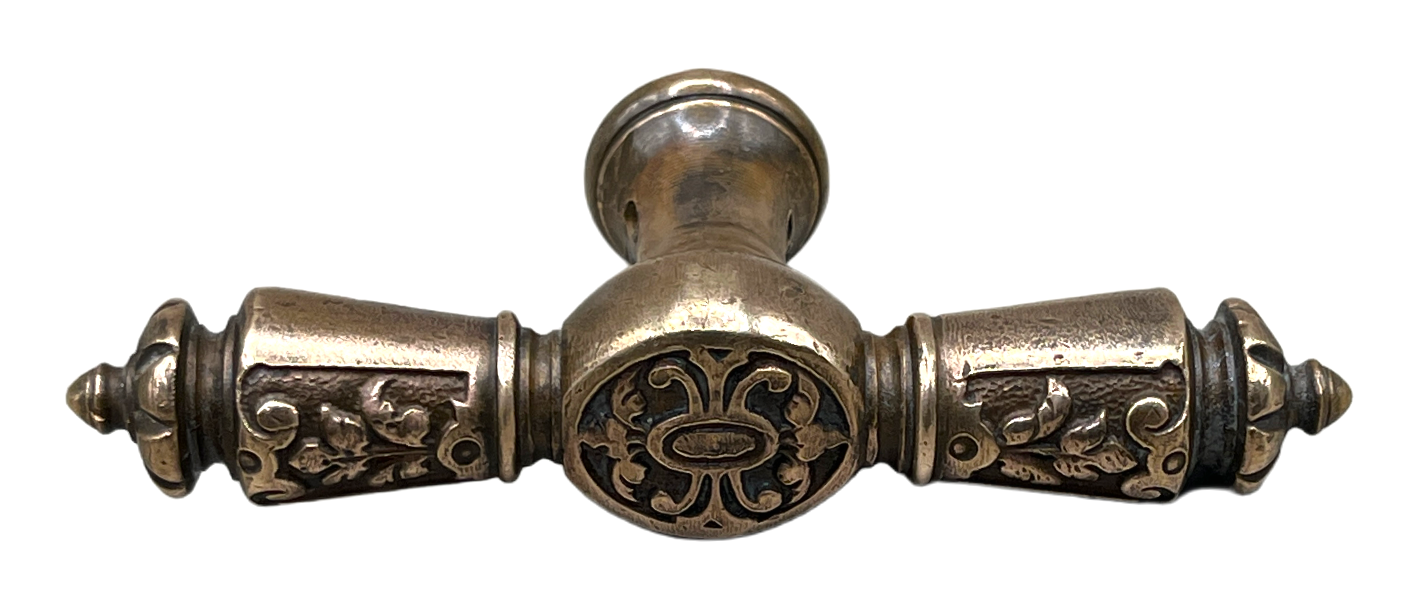 Fensteroliven Gründerzeit aus Messing