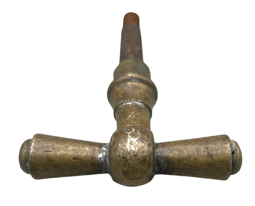Türgarnitur Biedermeier aus Messing mit Nachtriegel