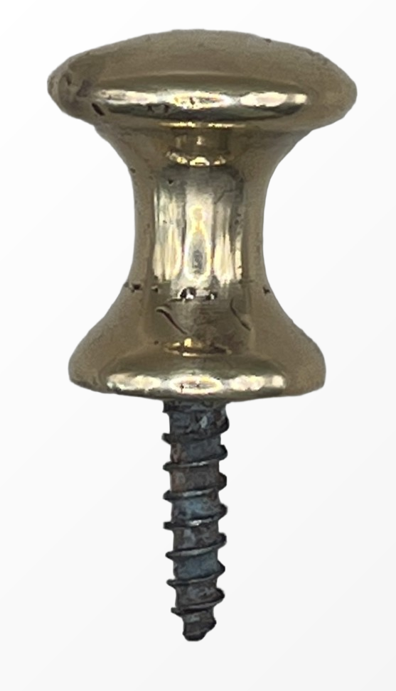 Möbelknauf Jugendstil aus Messing
