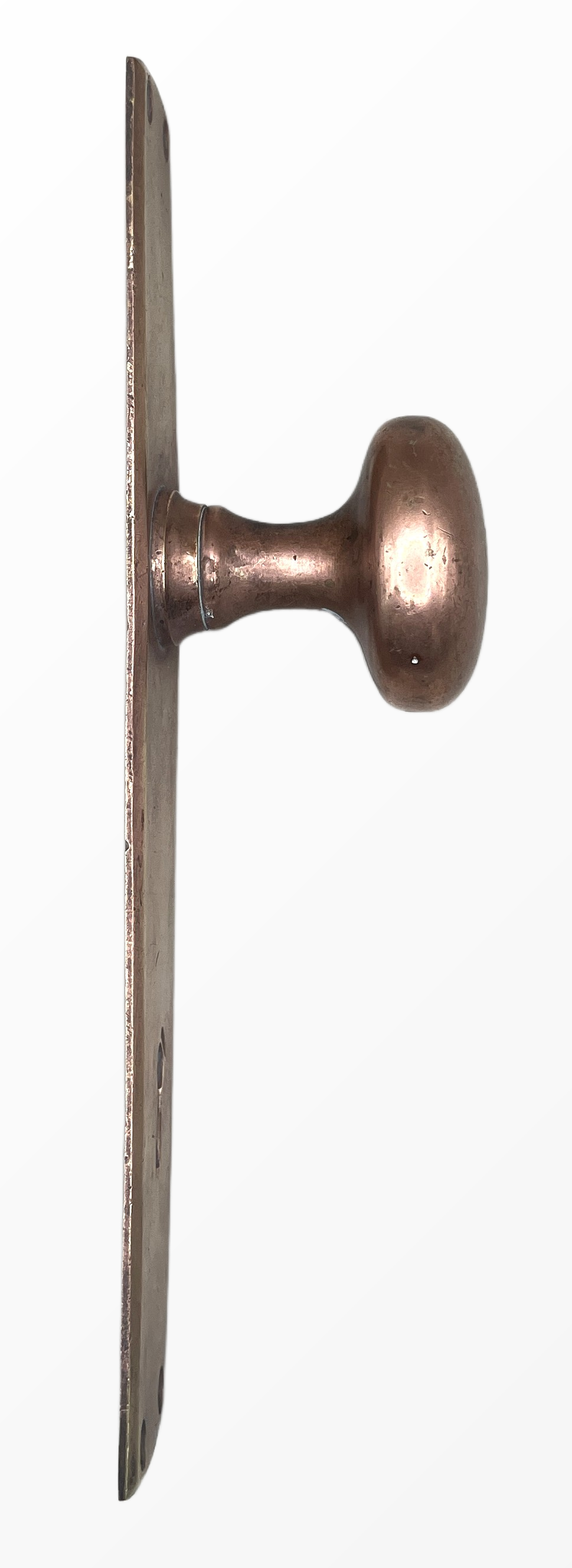 Türknauf/Langschild 20er Jahre aus Messing
