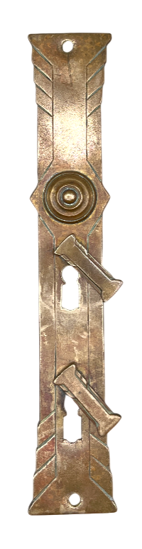 Türschilder Art Deco aus Messing