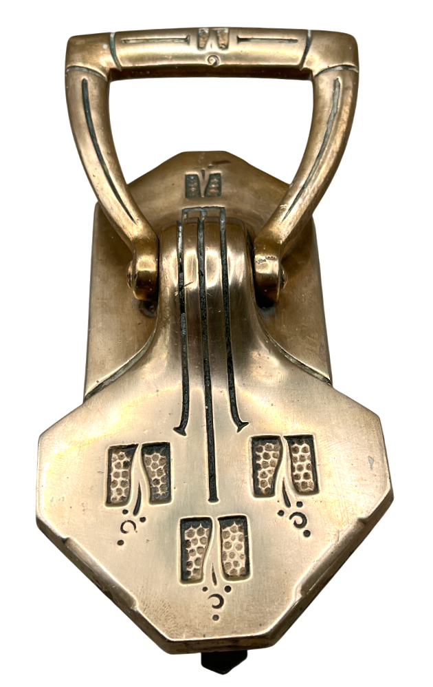 Türklingel Jugendstil aus Messing