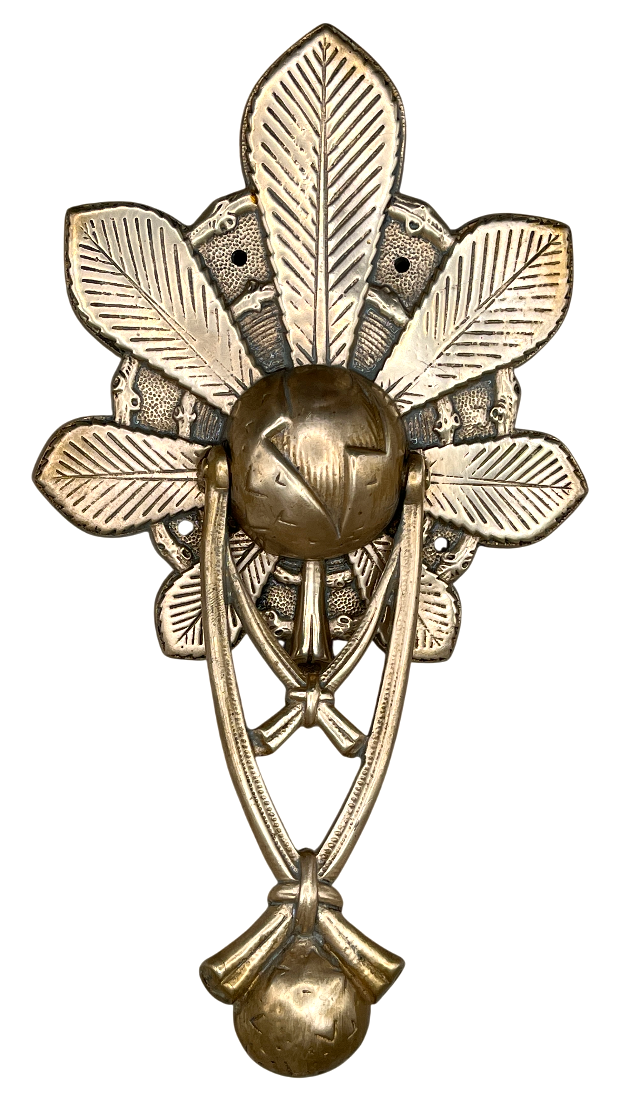 Türklingel Jugendstil aus Messing