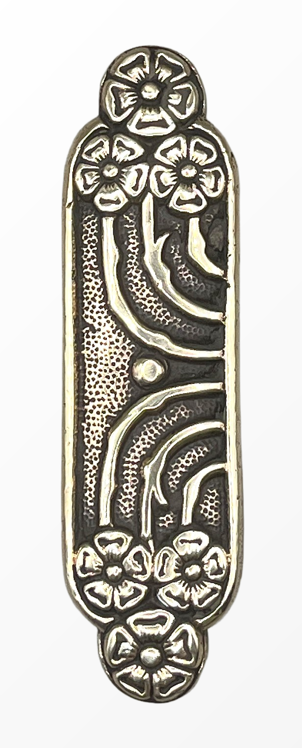 Fensteroliven Jugendstil aus Messing