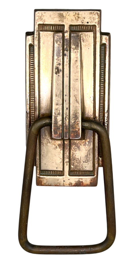 Türklingel Art Deco aus Messing