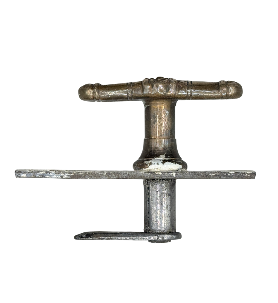 Fensteroliven/ Einreiber Jugendstil aus Messing