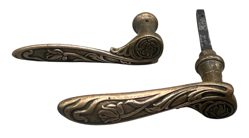 Türgarnitur Jugendstil aus Messing