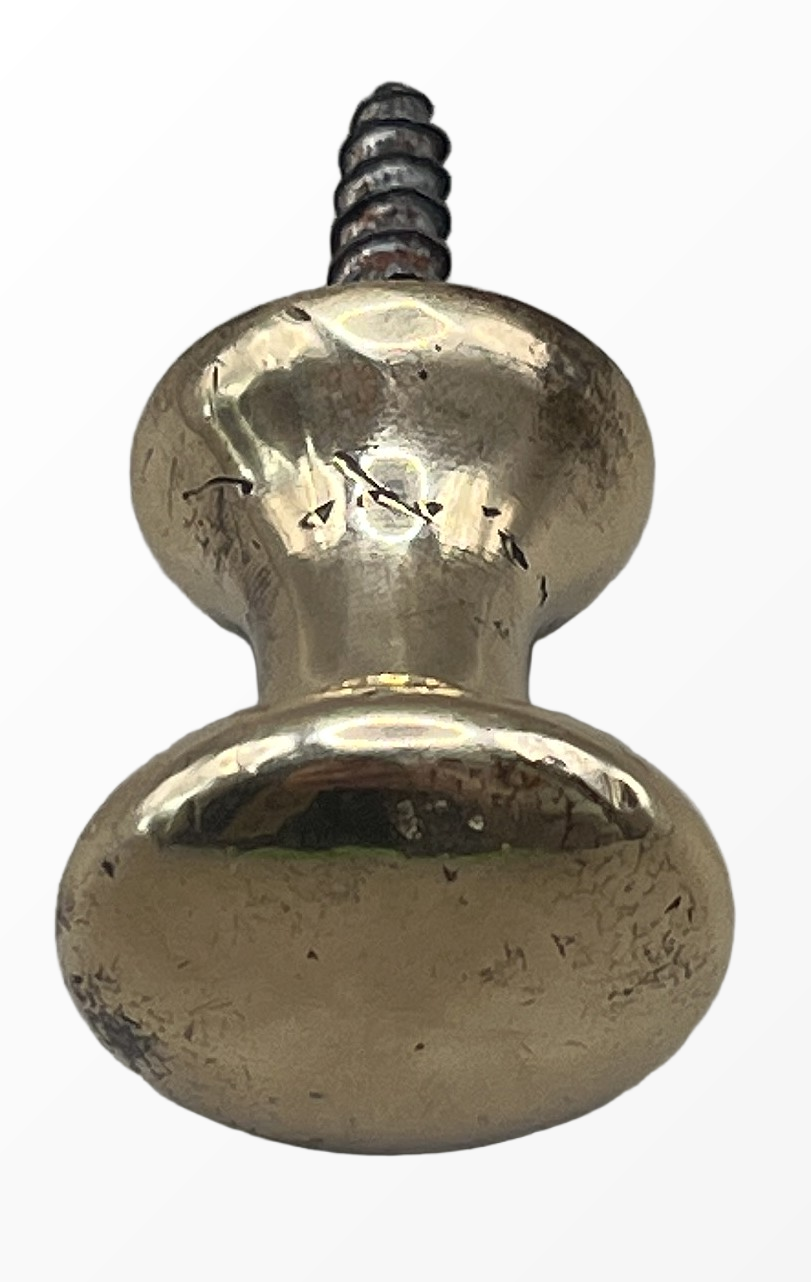 Möbelknauf Jugendstil aus Messing