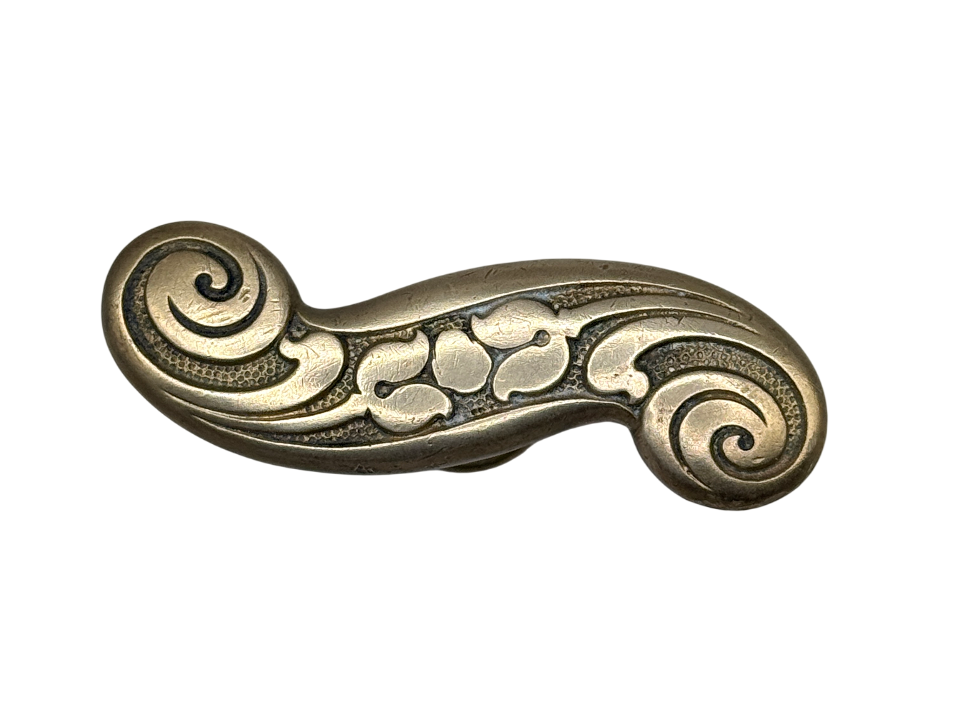 Fensteroliven Jugendstil aus Messing
