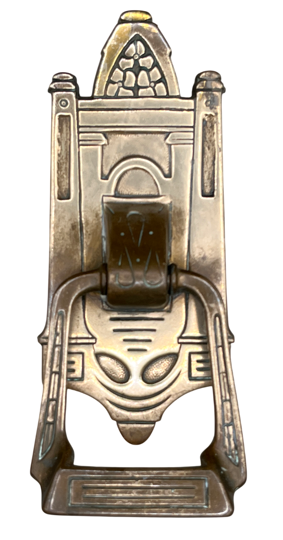 Türklingel Art Deco aus Messing