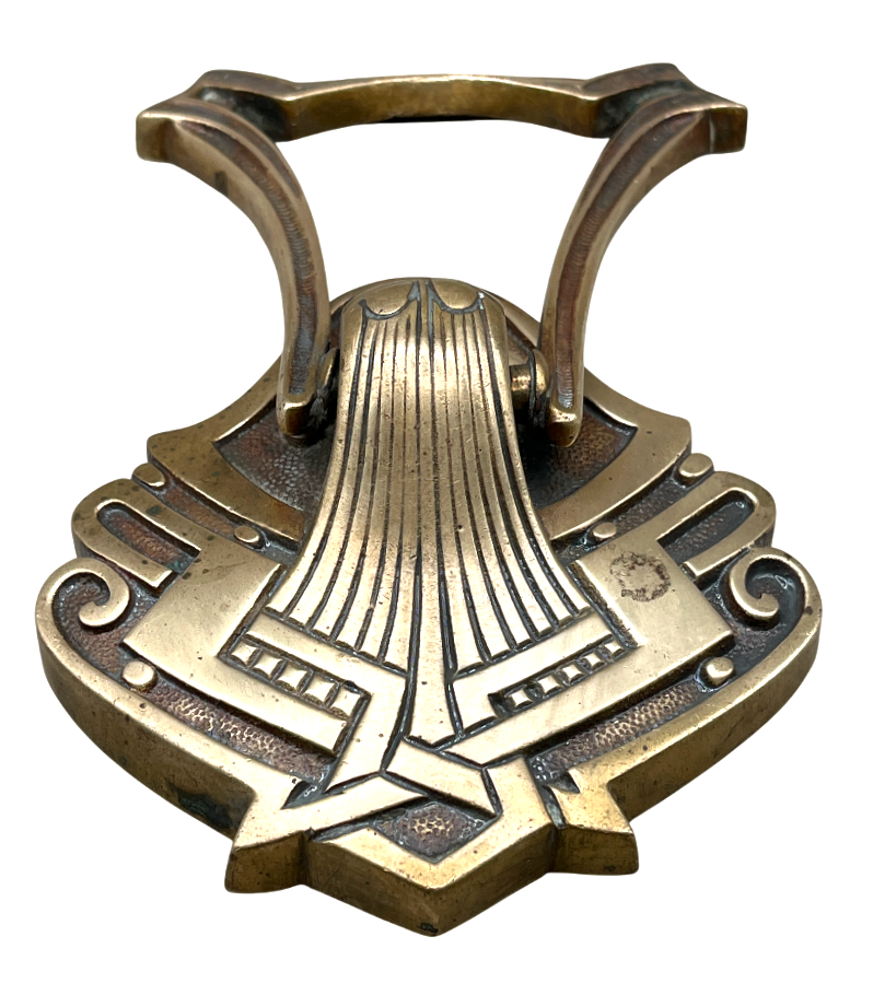 Türklingel Jugendstil aus Messing