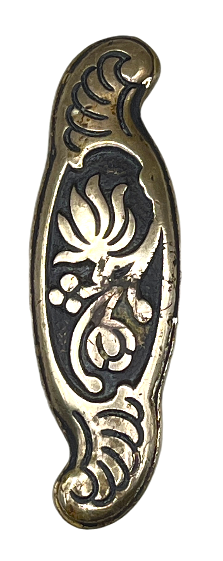 Fensteroliven Jugendstil aus Messing