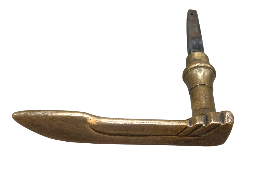 Türklinken Jugendstil aus Messing rechts