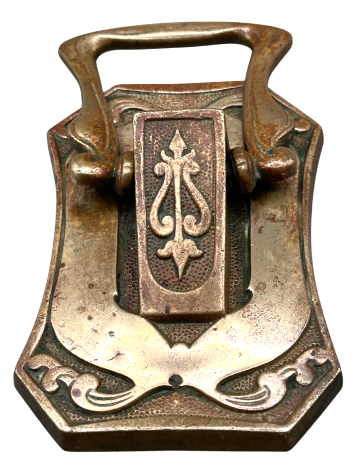 Türklingel Jugendstil aus Messing