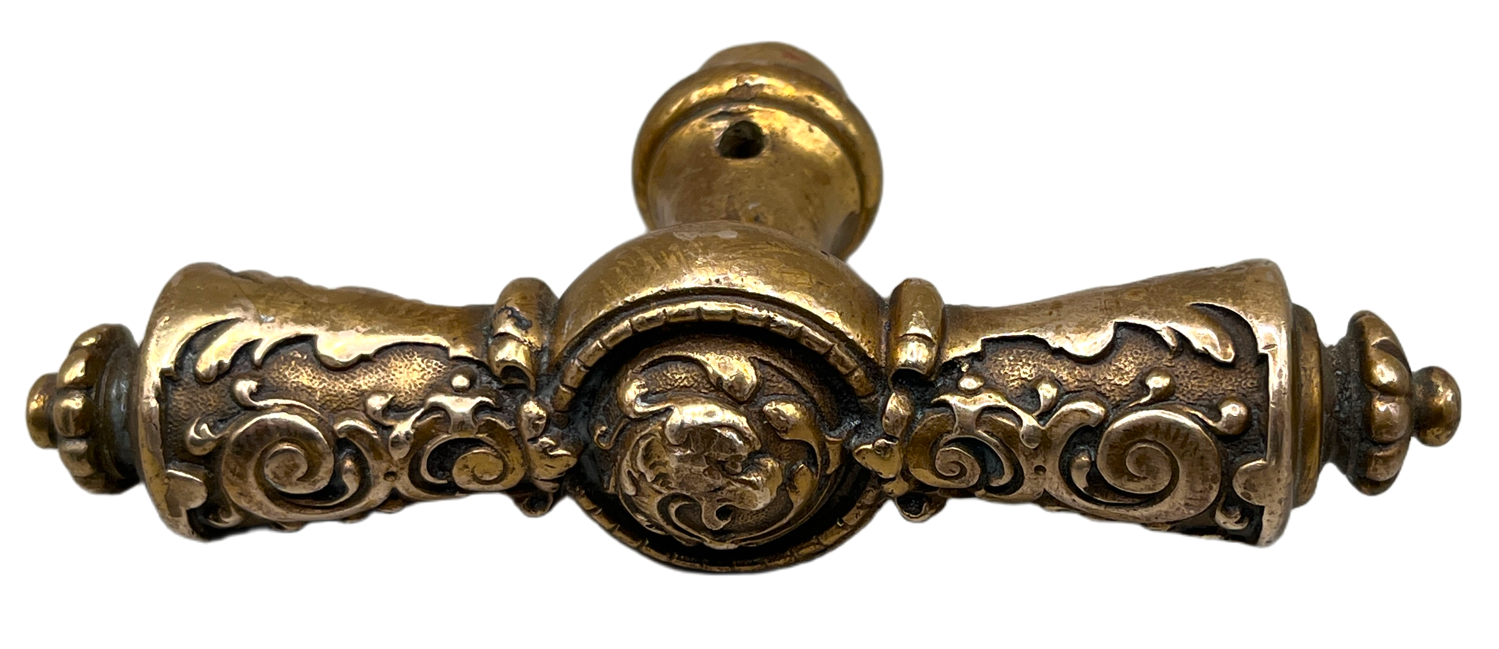 Fensteroliven Gründerzeit aus Messing