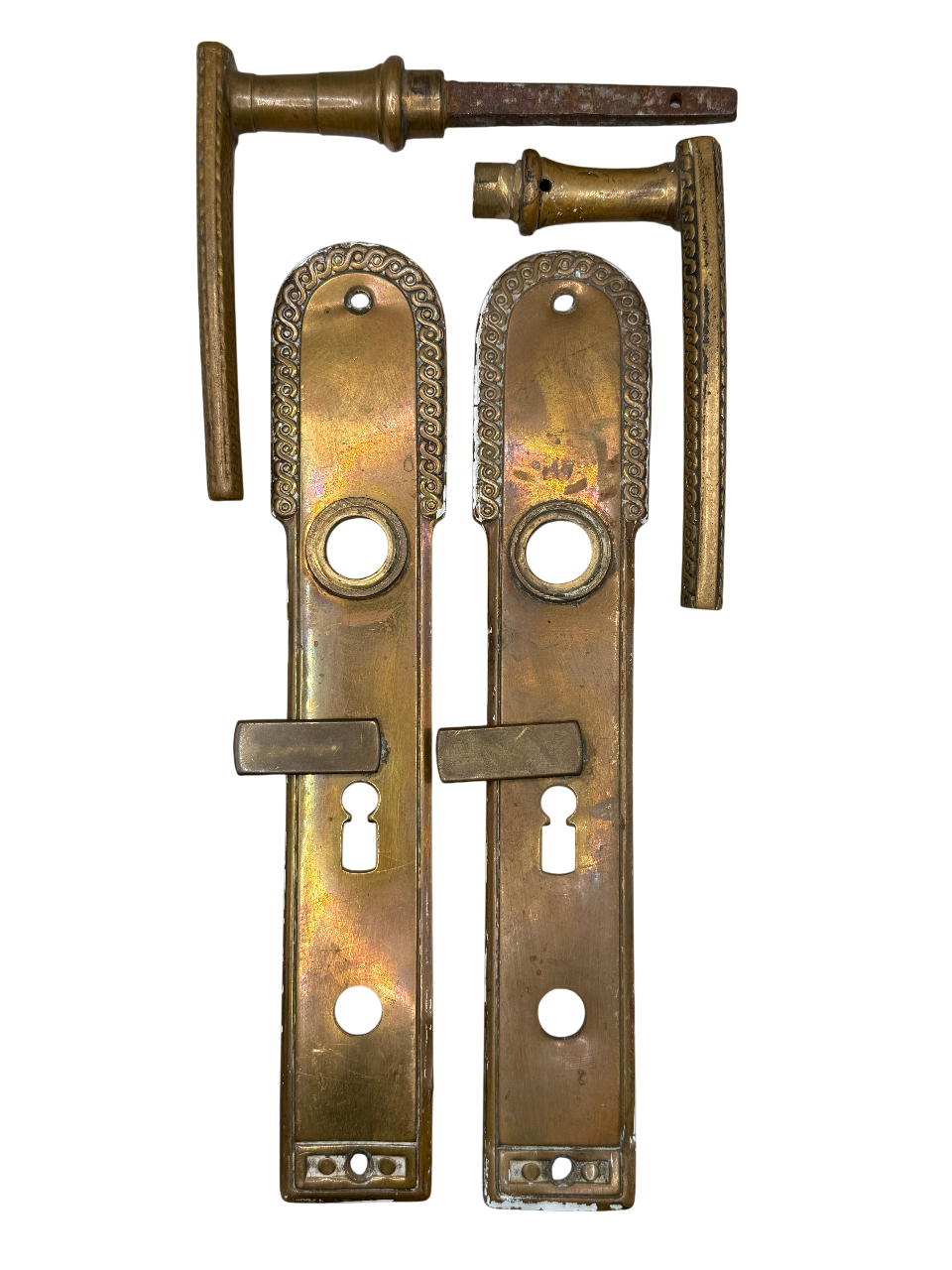 Türgarnitur Jugendstil aus Messing