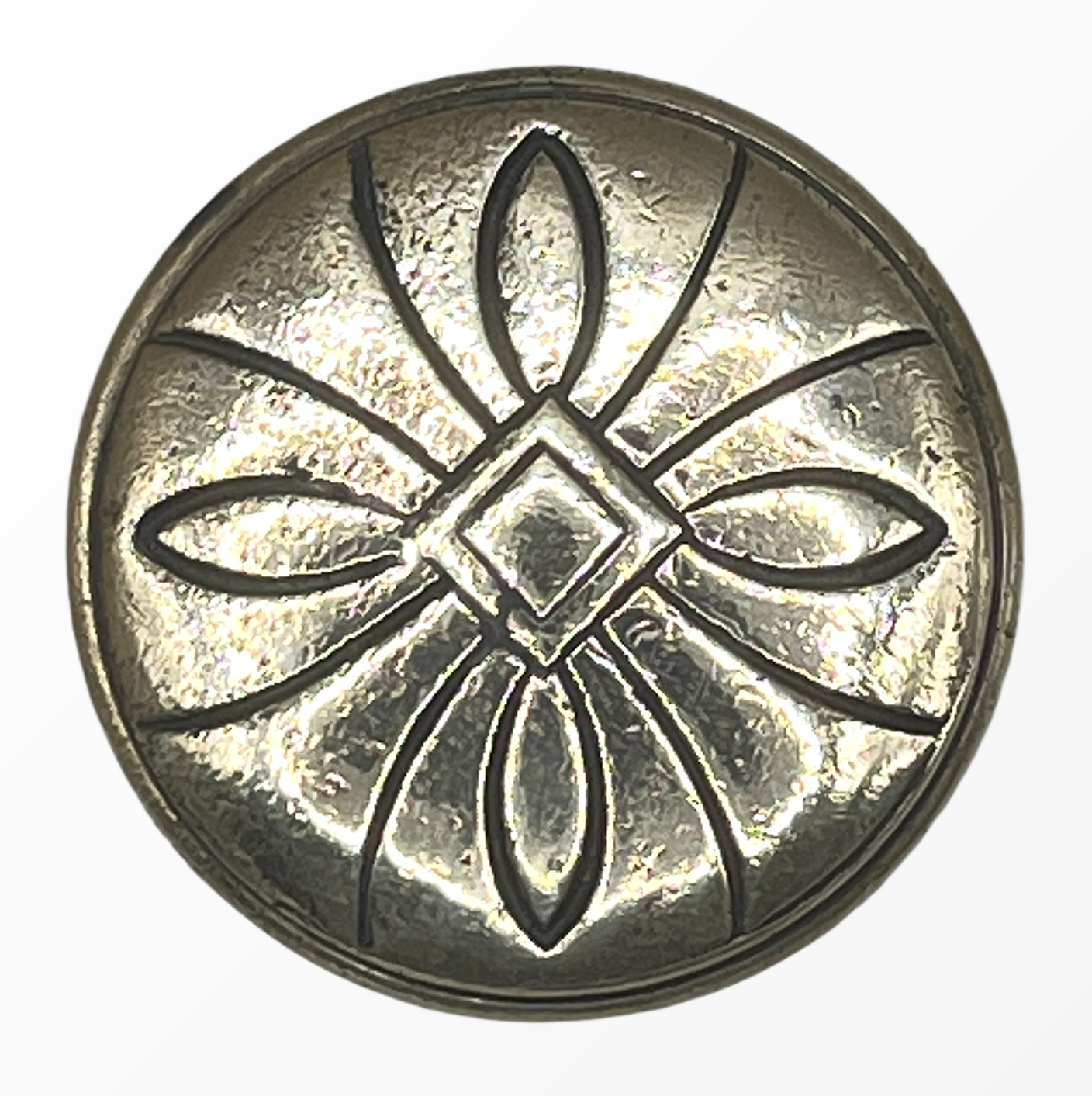 Türknauf/Möbelknauf Jugendstil aus Messing