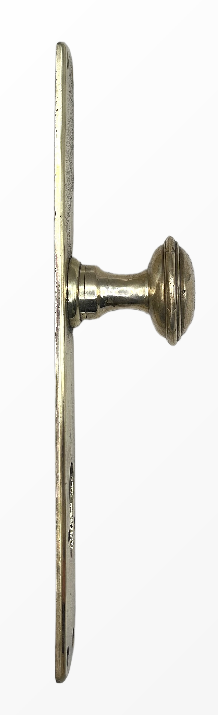 Türknauf/Langschild Gründerzeit aus Messing
