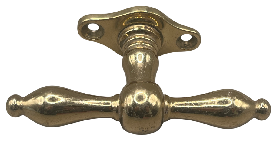 Fensteroliven Biedermeier aus Messing Neuguss