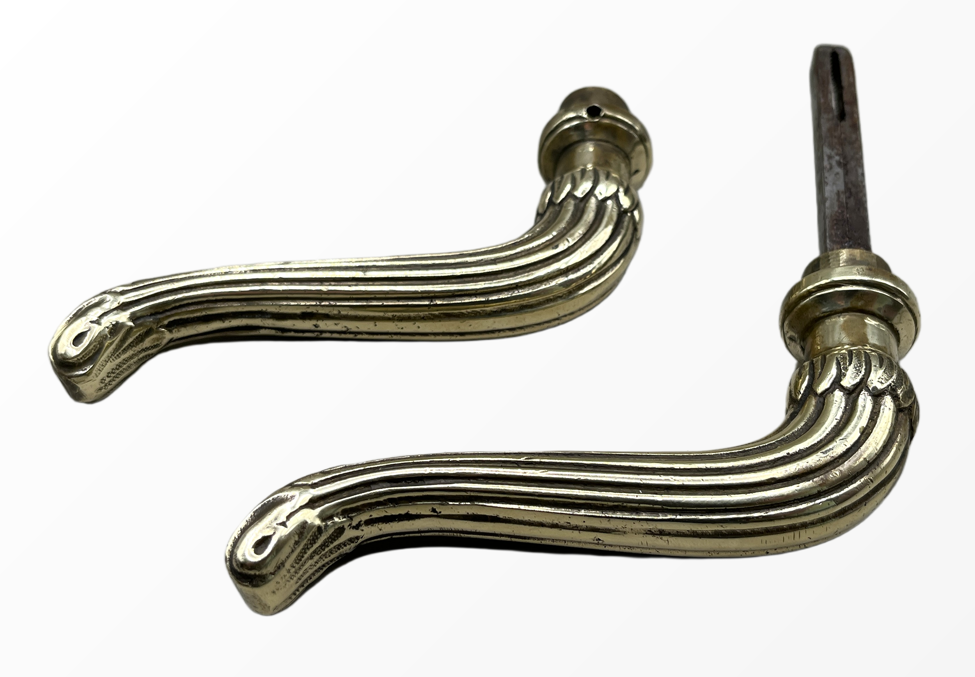 Türgarnitur Jugendstil aus Messing