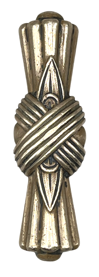 Fensteroliven Art Deco aus Messing
