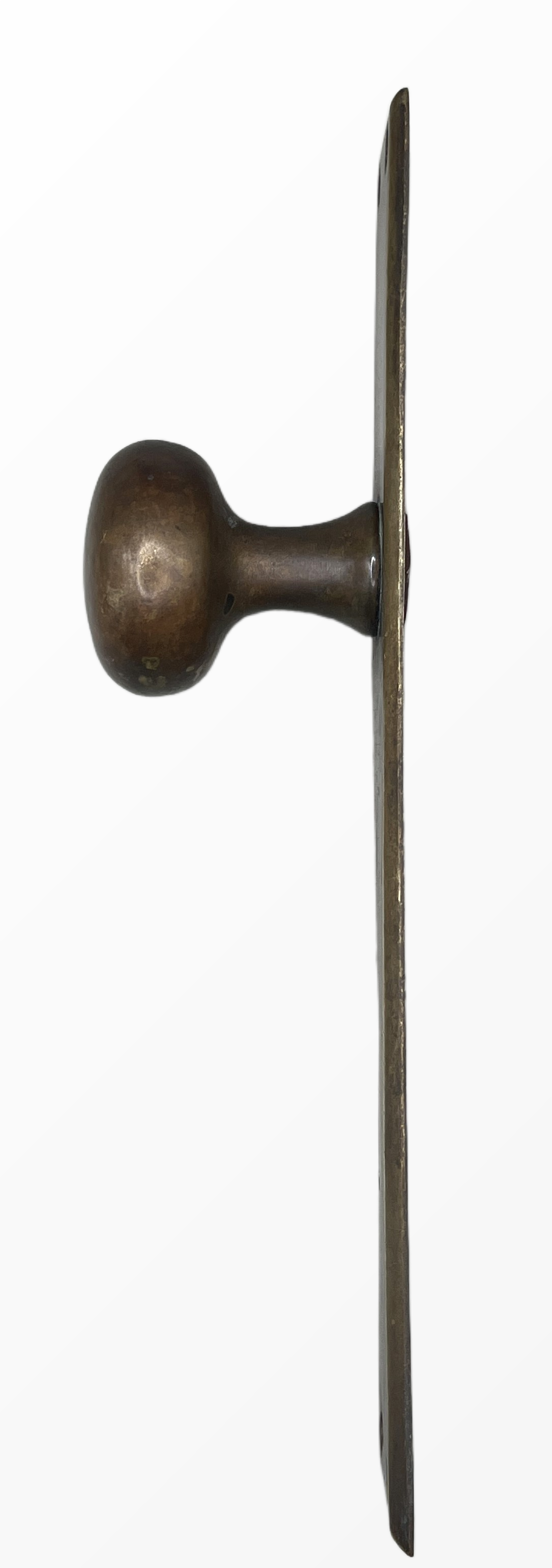 Türknauf/Langschild Biedermeier aus Messing