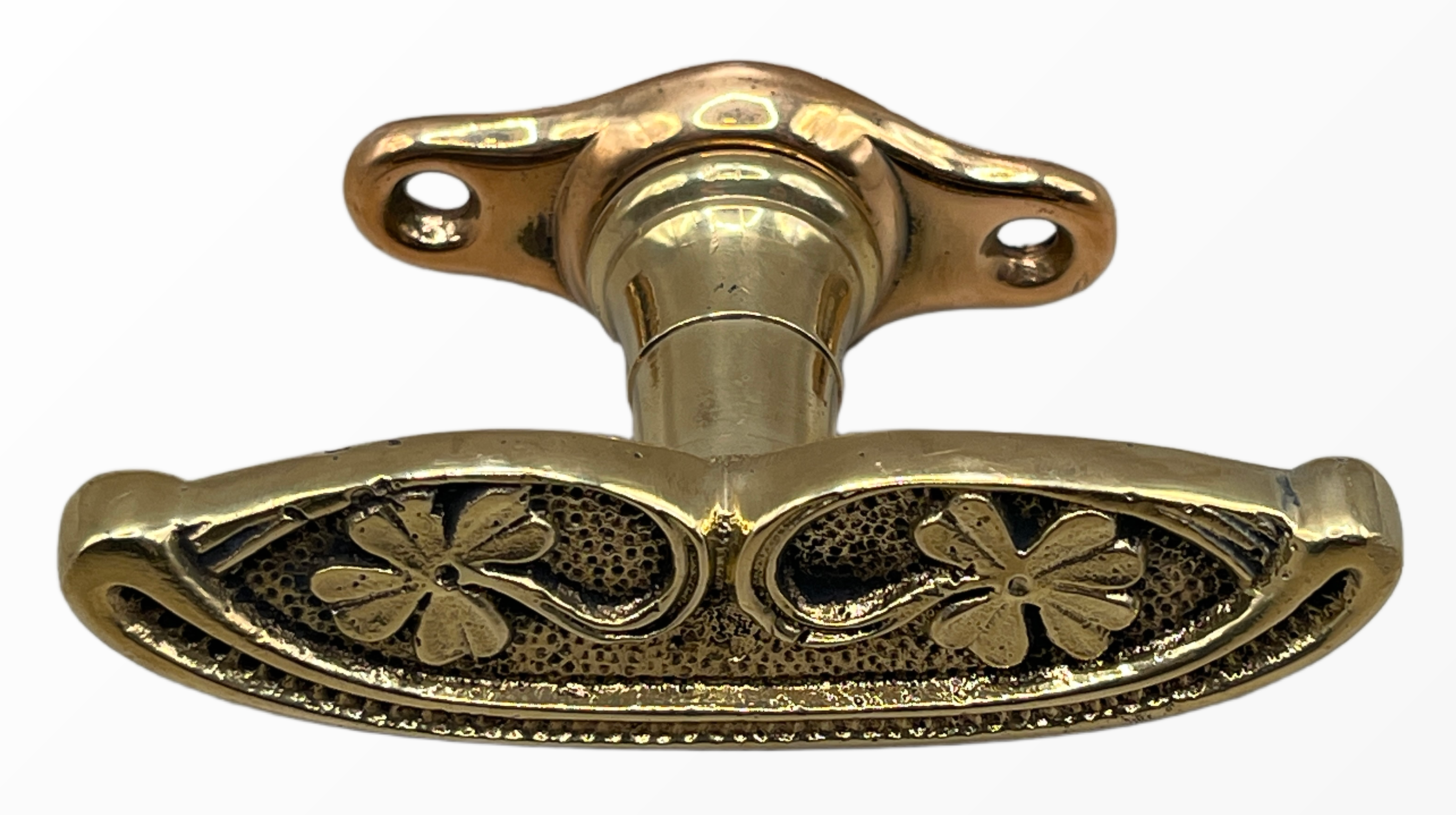 Fensteroliven Jugendstil aus Messing